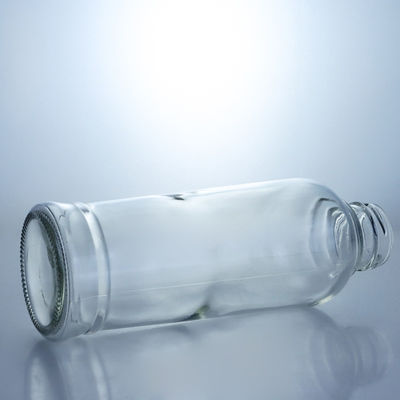 Teesylindrische 420 ml Glasgetränkeflaschen mit Korkkappe und zylindrischer Form