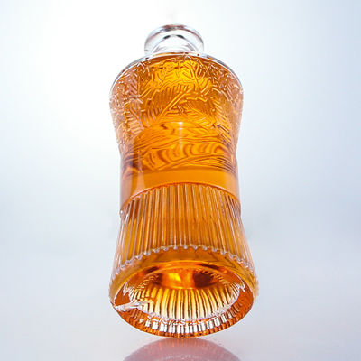 Kappe Typ Korken 750 ml 1000 ml klare Glasflasche für Gin Rum Wodka Whisky maßgeschneidert
