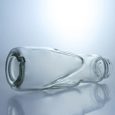Flasche Farbe Klar 360 ml Glasflasche für Milchsaft Kaffee Schraubverschluss