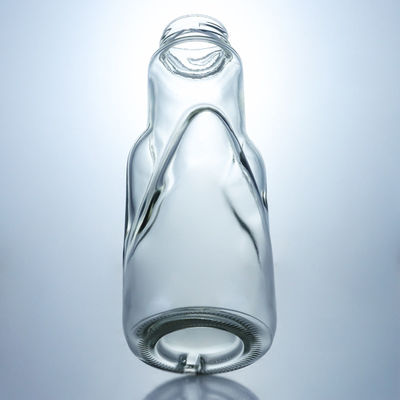 Flasche Farbe Klar 360 ml Glasflasche für Milchsaft Kaffee Schraubverschluss