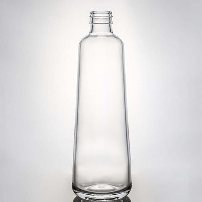 Grundmaterial Glas kundenspezifisch 500 ml 700 ml 750 ml Super Flint Round Clear Glass Flasche