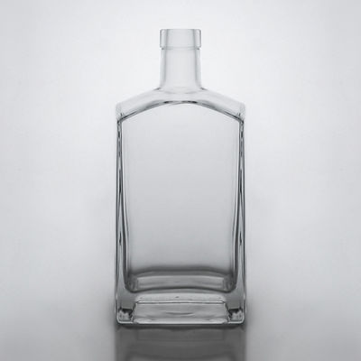 Anpassungsform akzeptabel Glas Flasche Alkohol für Brandy Tequila Anpassungslogo akzeptabel