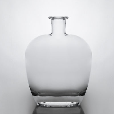 Anpassungsform akzeptabel Glas Flasche Alkohol für Brandy Tequila Anpassungslogo akzeptabel
