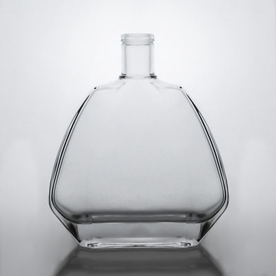 Anpassungsform akzeptabel Glas Flasche Alkohol für Brandy Tequila Anpassungslogo akzeptabel