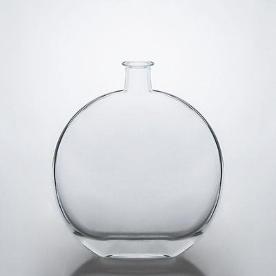 Anpassungsform akzeptabel Glas Flasche Alkohol für Brandy Tequila Anpassungslogo akzeptabel