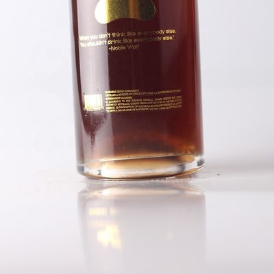 Körpermaterial Glas handgefertigt Transparente Flasche Transparente Glas Flasche