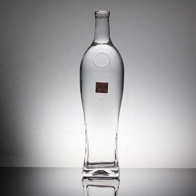Einzigartige Frauenglasflasche mit Dekal und Auswahl an Kapazitäten