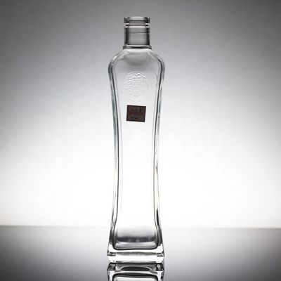 Einzigartige Frauenglasflasche mit Dekal und Auswahl an Kapazitäten