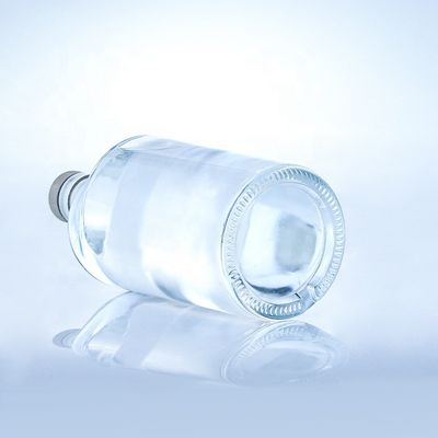 Halsbandmaterial Glas 750 ml Twist Shape Glasflaschen für klar oder individuell