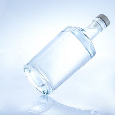 Halsbandmaterial Glas 750 ml Twist Shape Glasflaschen für klar oder individuell