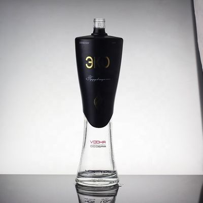 Einzigartige Frauenglasflasche mit Dekal und Auswahl an Kapazitäten