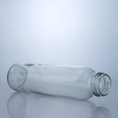 Industrielle Getränke Flint Glas Wasserflasche mit Schraubverschluss 350 ml 500 ml 750 ml