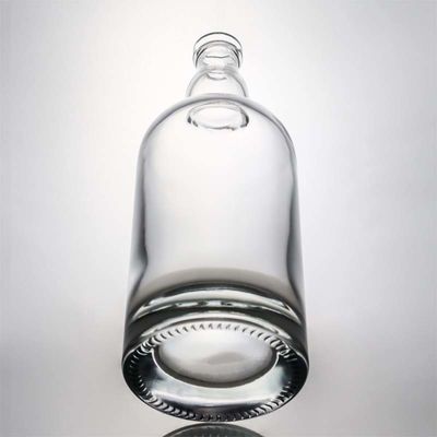 500 ml 700 ml 1000 ml runde Flintglasflasche mit Kork für andere Getränke