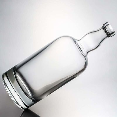 500 ml 700 ml 1000 ml runde Flintglasflasche mit Kork für andere Getränke