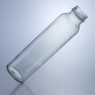 Industrielle Getränke Flint Glas Wasserflasche mit Schraubverschluss 350 ml 500 ml 750 ml