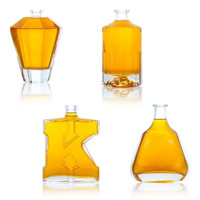 Andere Getränke 500 ml '700 ml 750 ml Glasflasche für Tequila Gin Rum Whisky Wodka