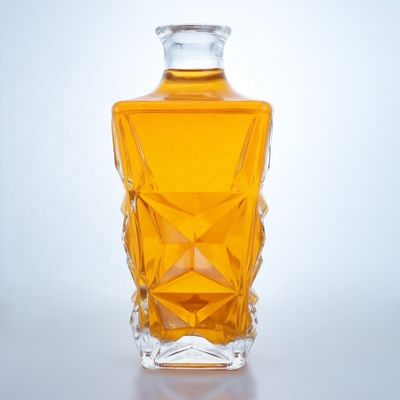 375 ml 500 ml 700 ml 750 ml 1000 ml Oslo Liquor Gin Whisky Glas Wodka Flasche mit Korkkappe