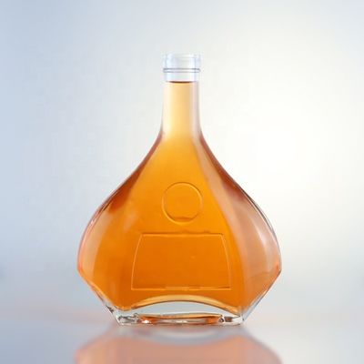 Champagner 1L Glasflaschen mit Decal Screen Printing und Korkversiegelung