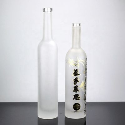 750 ml Glasflasche aus industriellem Glas zur Herstellung und zum Handel