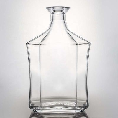 Glaskragenende 500 ml 700 ml 750 ml 780 ml Gin Rum Whiskey Tequila Spirituosenflasche für Korken