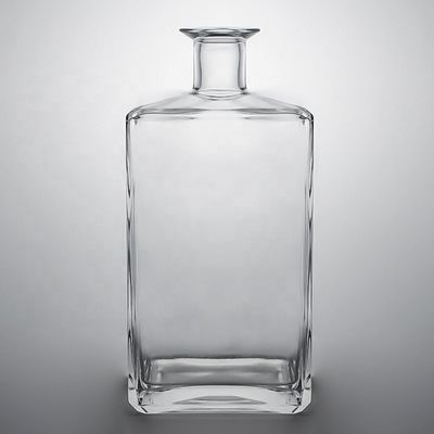 Glaskragenende 500 ml 700 ml 750 ml 780 ml Gin Rum Whiskey Tequila Spirituosenflasche für Korken