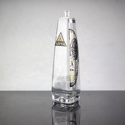Dürstlöschflasche mit Siebdruck und 750 ml Glasmaterial