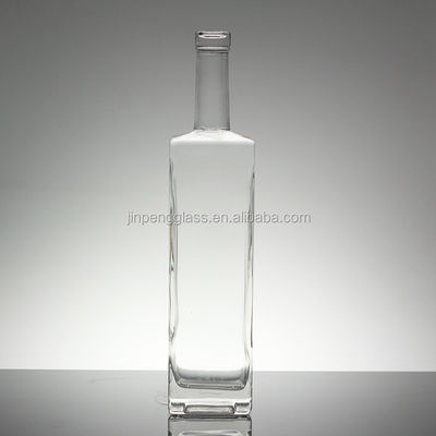Flint Acid Etch Einzigartige Glasflaschen für Rum Liquor Brandy Whisky Wodka Tequila