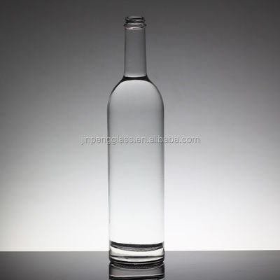 Flint Acid Etch Einzigartige Glasflaschen für Rum Liquor Brandy Whisky Wodka Tequila