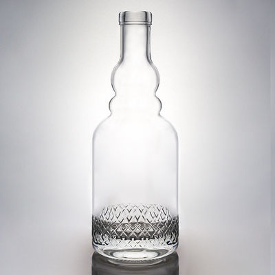 500 ml, 700 ml, 750 ml, 1000 ml, Langhals, leere Glasflasche, Weißwein mit hoher Haltbarkeit