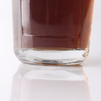 375ml Custom Logo Gravierter Tränentropfenförmiger Gin Rum Glasflasche mit Korken für Alkohol