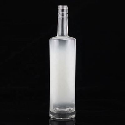 Glas 750 ml 500 ml Decal Druck Wodka Flasche mit Frosted Design und Basismaterial