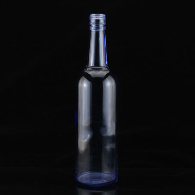 Fantasie-Druckschirm Rundform Blaue Wodka-Flasche für die Industrie von Likör und Gin