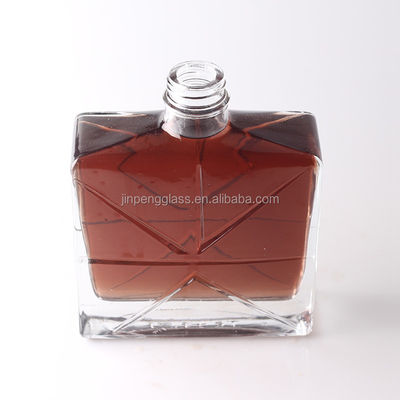 Flint Glass Einzigartige Quadrat Matte Spray Flasche 30 ml 50 ml Luxus Frosted Parfüm Flasche