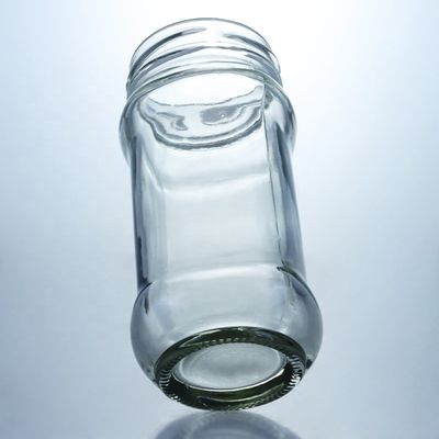 Durchsichtiges Glas-Jam Honiggel Lagergefäß mit Metallverschlussdeckel 25 ml bis 1000 ml