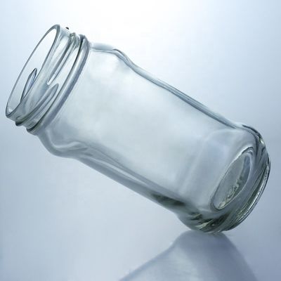 Durchsichtiges Glas-Jam Honiggel Lagergefäß mit Metallverschlussdeckel 25 ml bis 1000 ml
