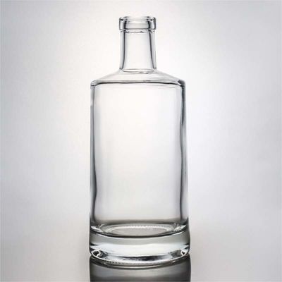 Decal Oberflächenbehandlung 700 ml Glas Whisky Flasche mit benutzerdefiniertem LOGO und Stopper Cap