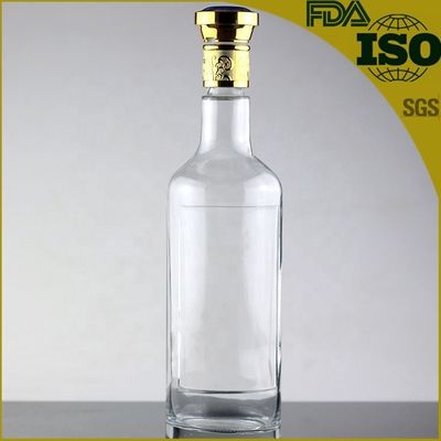 Whisky Vodka Glasmaterial 700 ml 1000 ml Flasche mit Metalldeckel und erstklassig