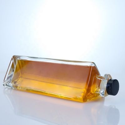 Halsband Material Glas Leere 750 ml Glas Weinflasche mit Korkenoberfläche