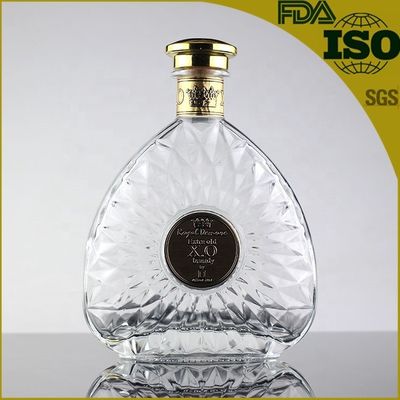 Whisky Vodka Glasmaterial 700 ml 1000 ml Flasche mit Metalldeckel und erstklassig