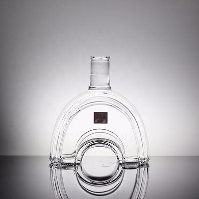 Fancy Parfüm Glasflasche Akzeptables Logo mit individueller Form leere Flasche