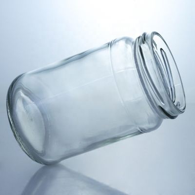 Metalldeckel Honigmarmelade Runder Glasglas für Nahrungsmittel mit benutzerdefiniertem klarem Glas