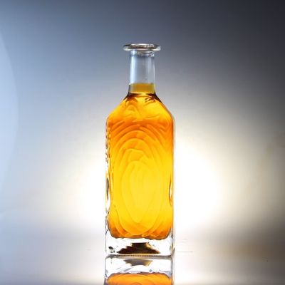 Miniaturweinflaschen aus transparenten Glas mit Korken 75 cl Glasflaschen