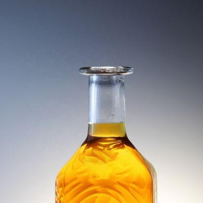 Miniaturweinflaschen aus transparenten Glas mit Korken 75 cl Glasflaschen