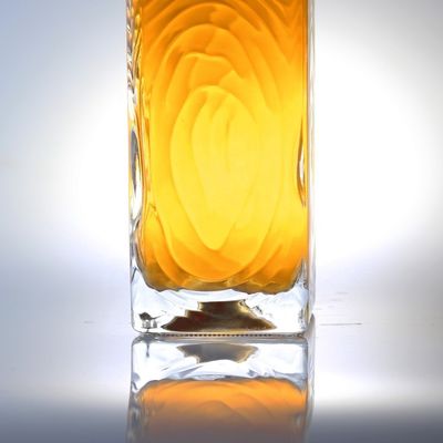 Miniaturweinflaschen aus transparenten Glas mit Korken 75 cl Glasflaschen