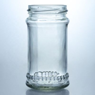 Einzigartiges Design 100 ml 300 ml 500 ml Land Honig Glasglas mit Deckel Klarglas Produkte