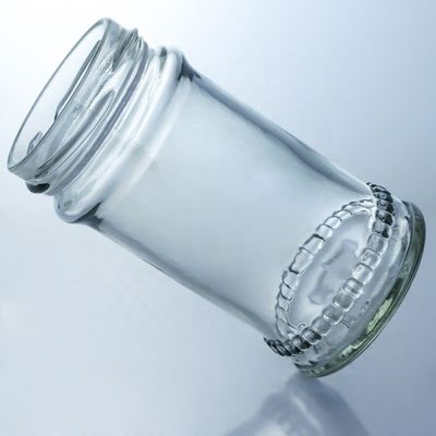 Einzigartiges Design 100 ml 300 ml 500 ml Land Honig Glasglas mit Deckel Klarglas Produkte