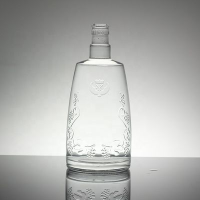 50cl Glasflasche Warmstempel Wein Keramik Stil Getränkeflasche für Getränke 700ml