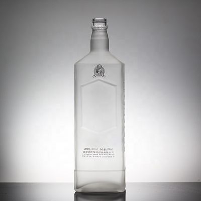 50cl Glasflasche Warmstempel Wein Keramik Stil Getränkeflasche für Getränke 700ml