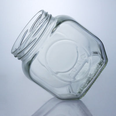 600 ml Glas-Food-Glas für Honig Chili-Sauce Bequem und stilvoll Aluminium-Deckel