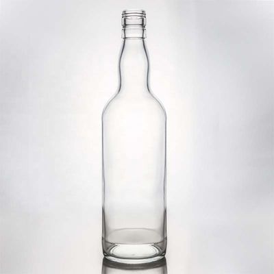Heiße, klare, weiße Glasflasche für Wein Gin Whiskey Tequila 500 ml 700 ml 750 ml 1000 ml